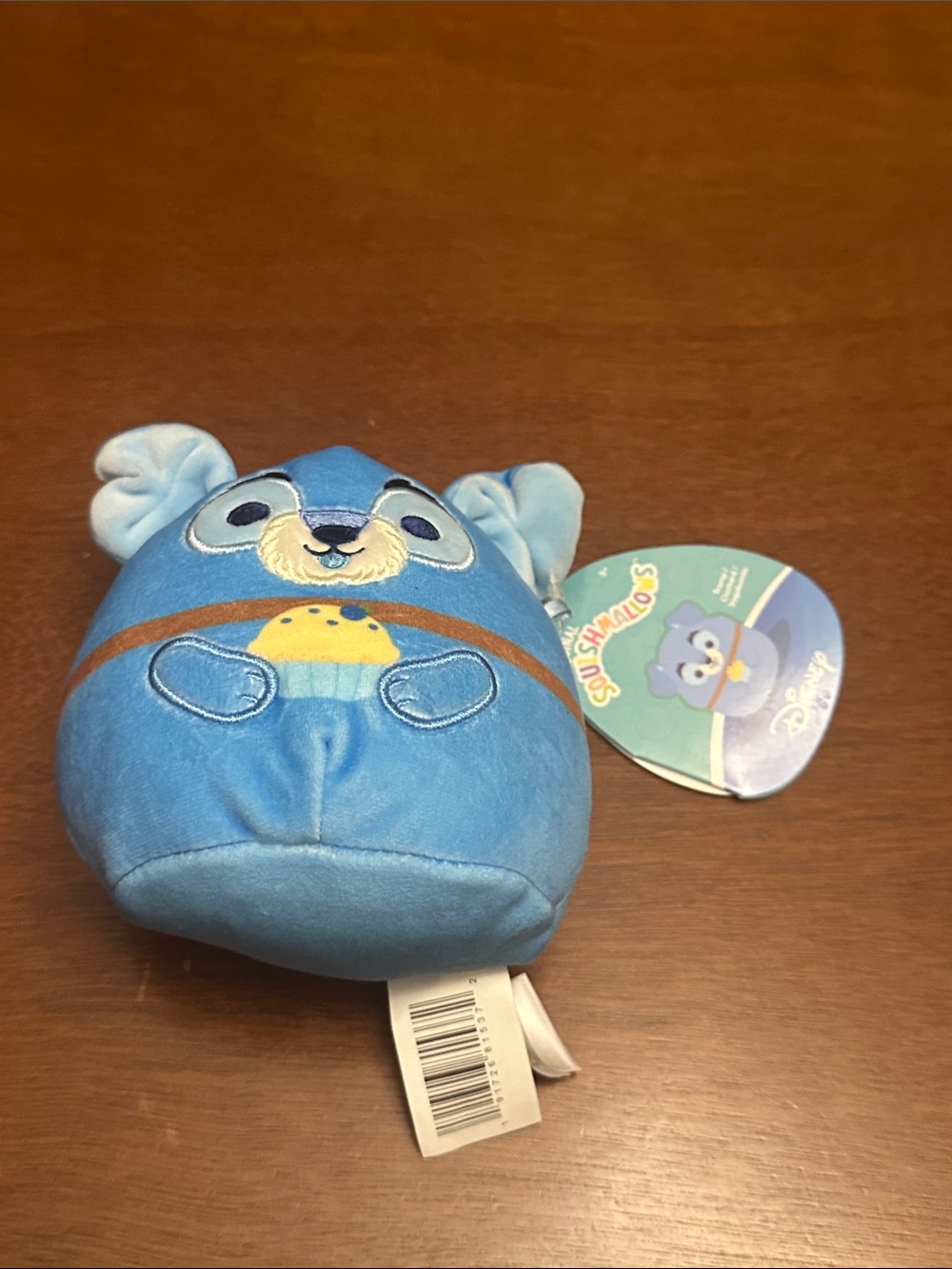 Squishmallows Disney 5” Scented Tramp Blueberry Muffin Plush